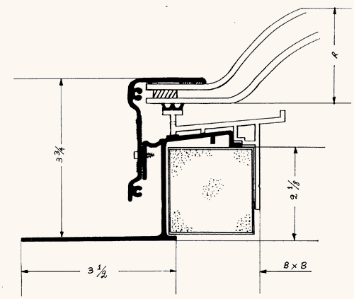 Profile Measurements Self-Flashing spec diagram