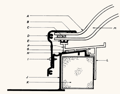 Self Flashing Skylight spec diagram